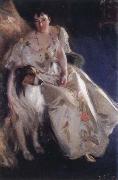 Anders Zorn mrs.walter rathbone bacon oil painting